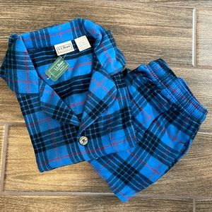 NWT LL Bean Men’s Med. Flannel Pajama Set